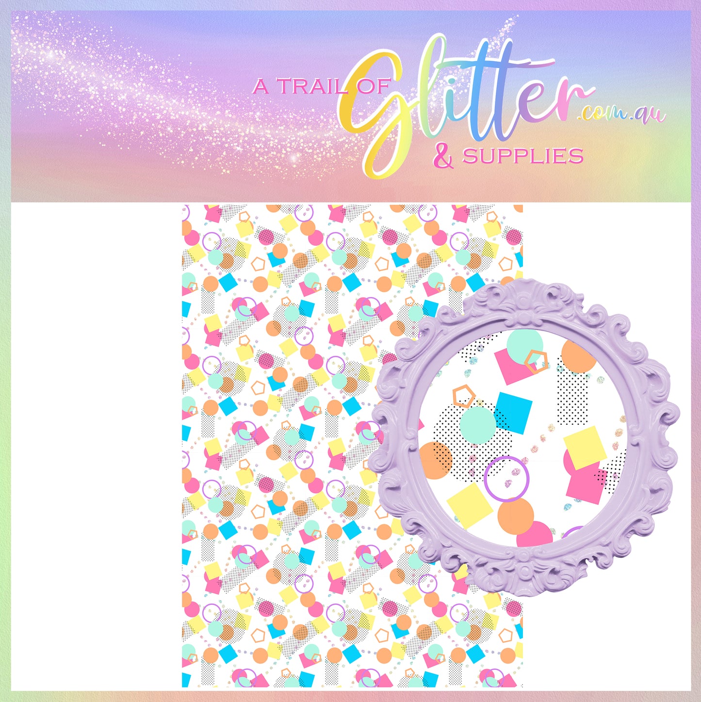 90's Patterned Shapes