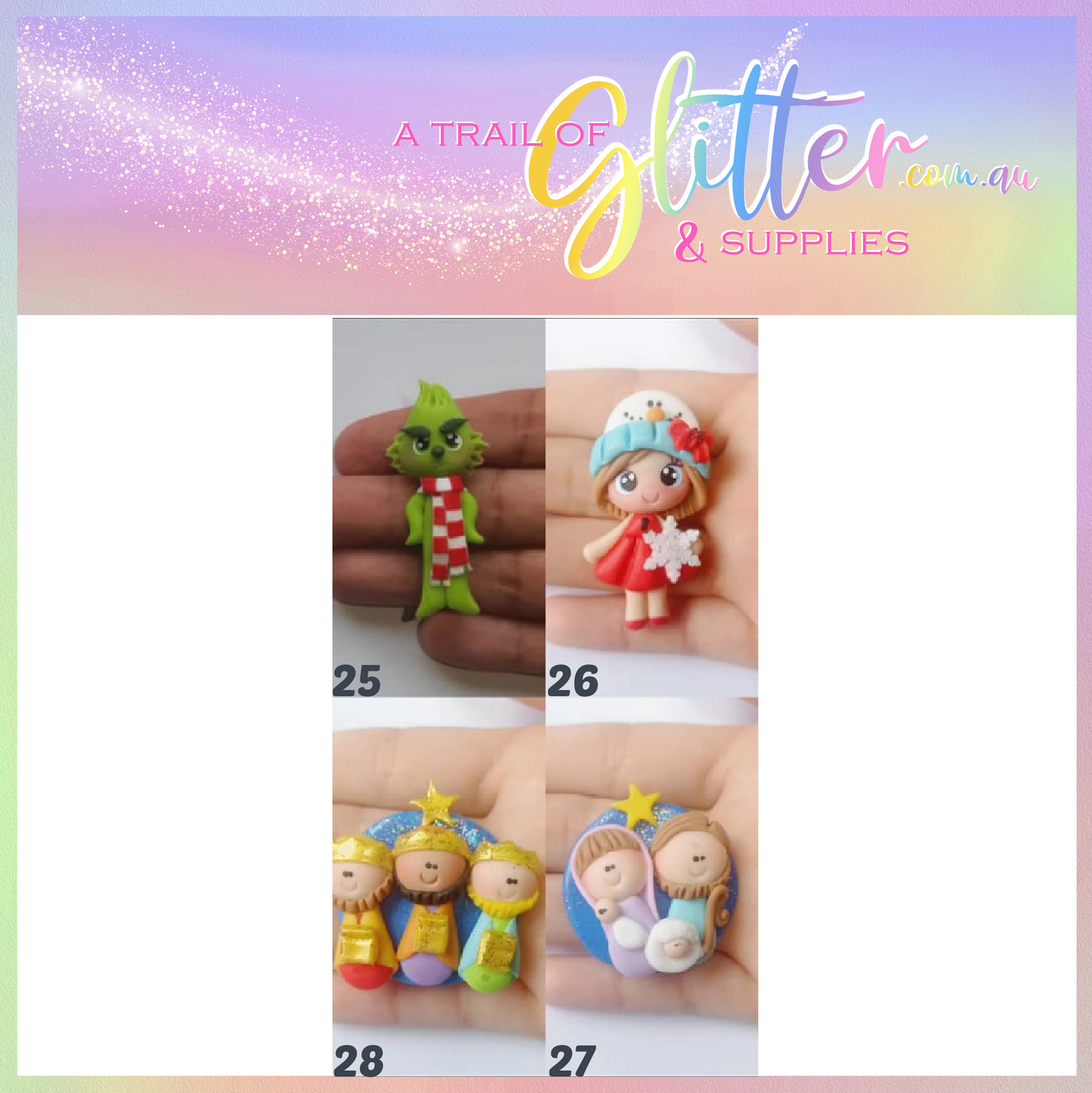 Mixture of Clays (3) (Please choose from drop down menu within listing)
