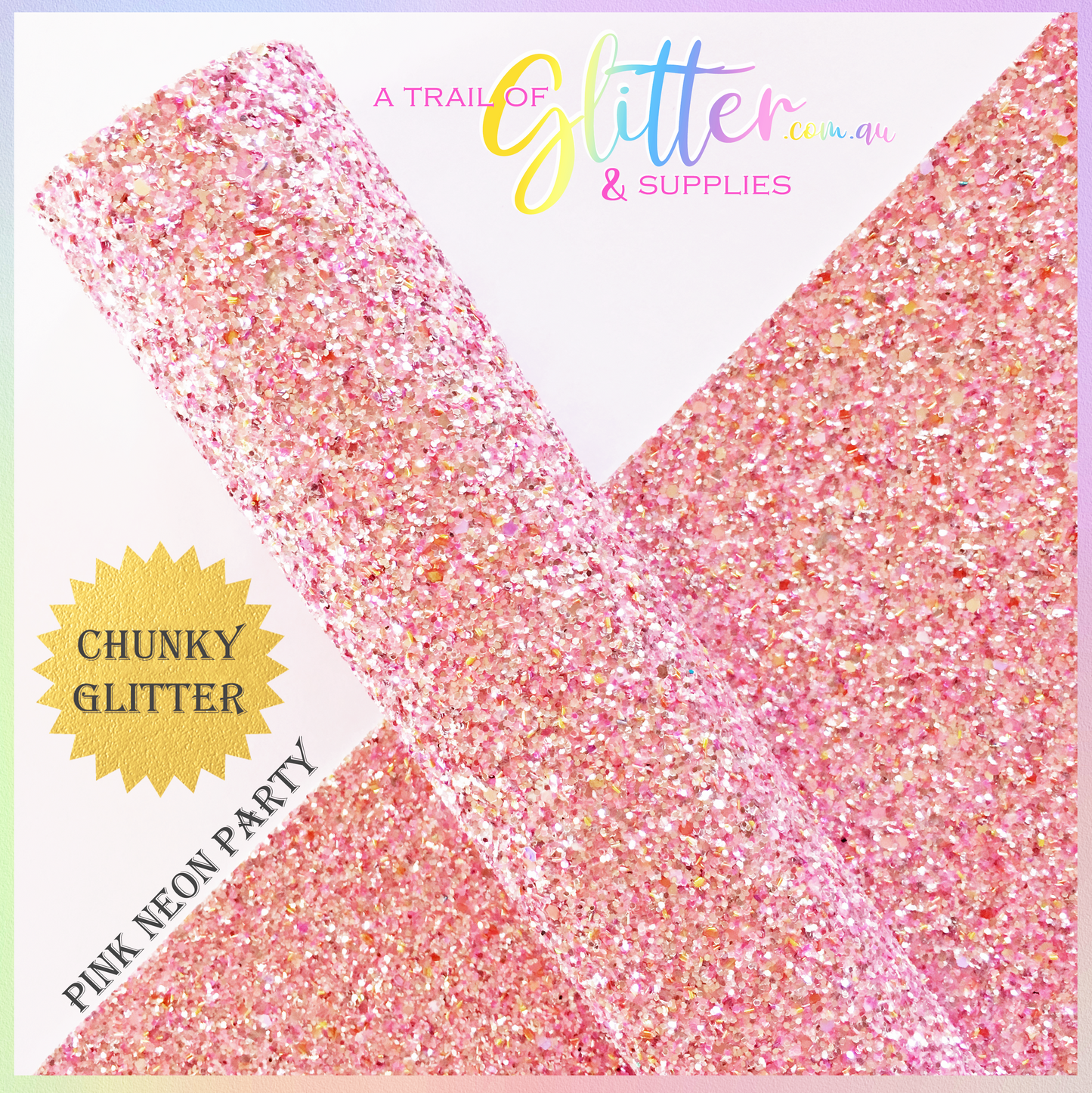 Chunky Glitter - Pink Neon Party