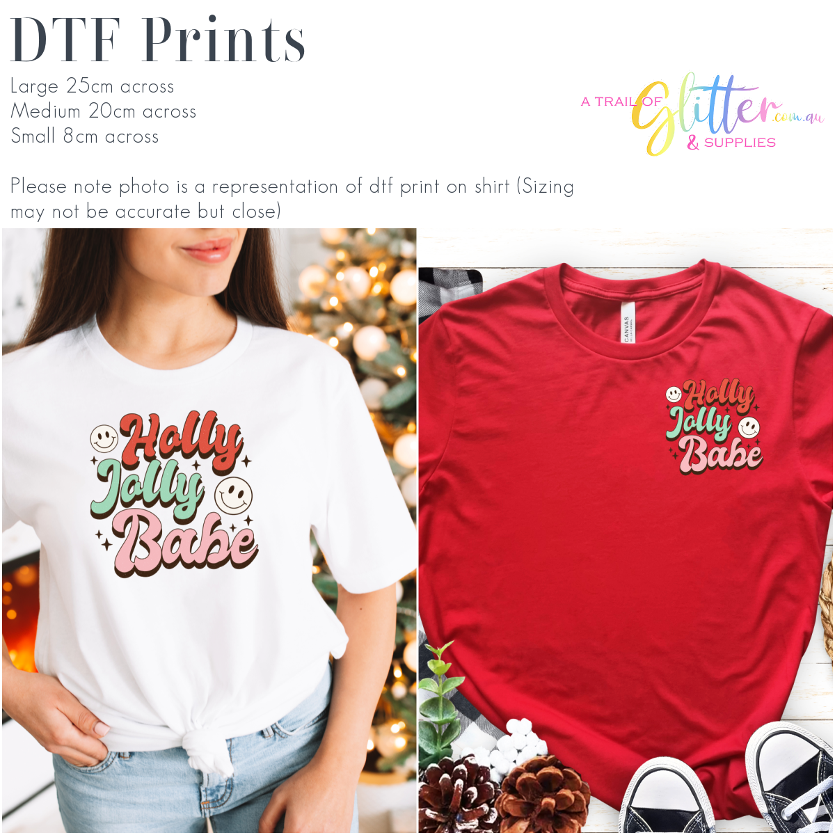 Holly Jolly Babe Transfer