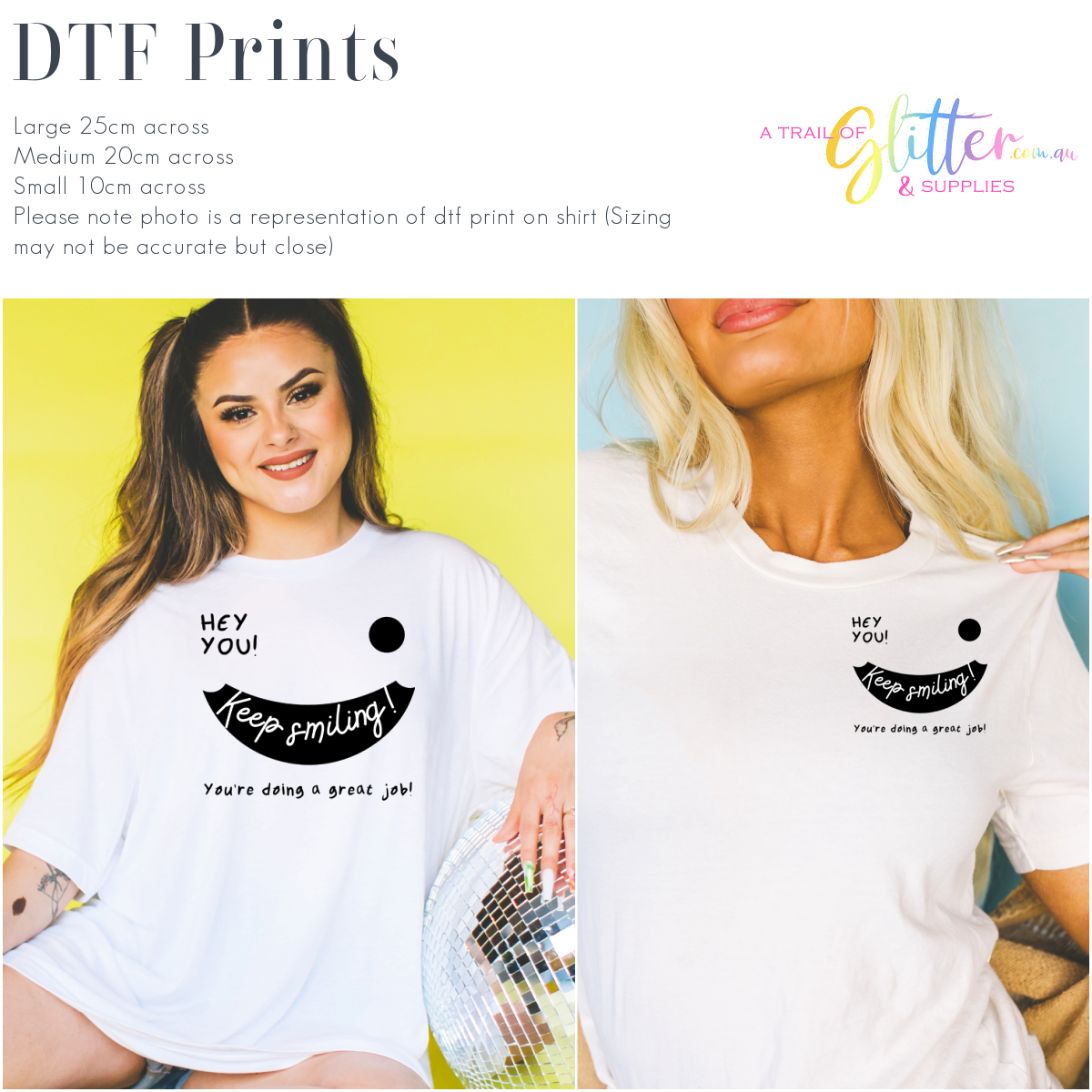 Keep Smiling You're doing great