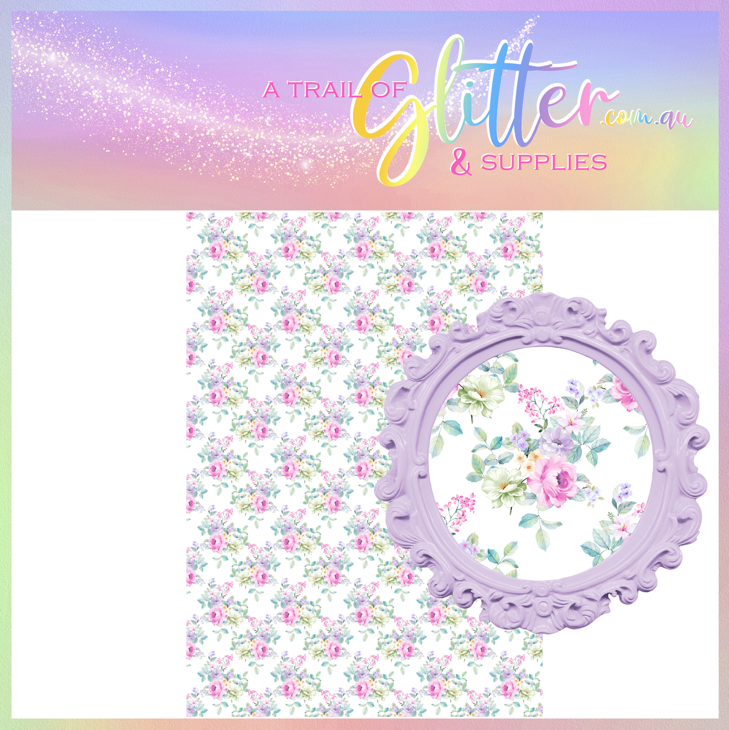 Lavender Lassie Rose Litchi Leather