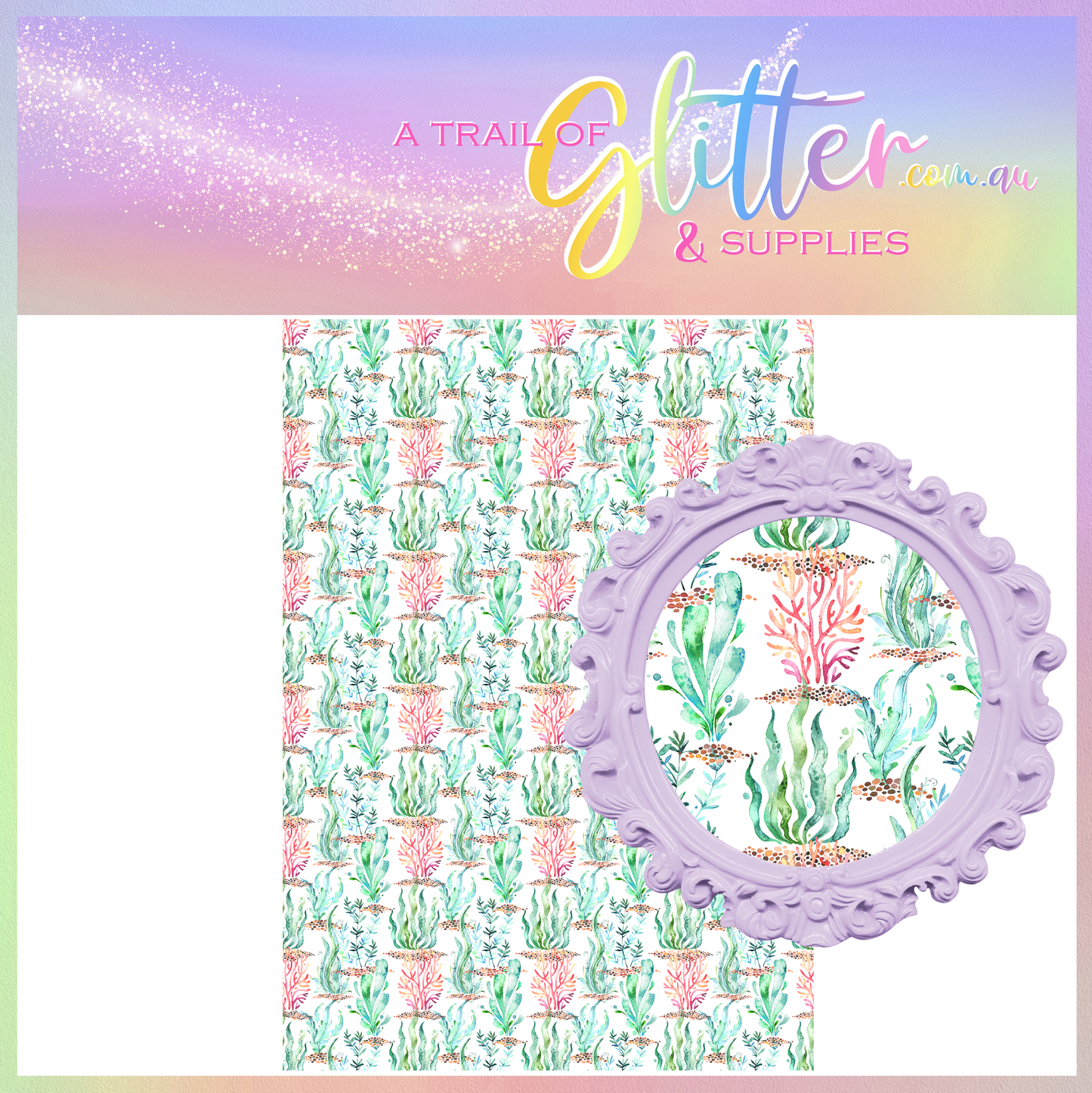 Mermaid Seaweed WHITE .