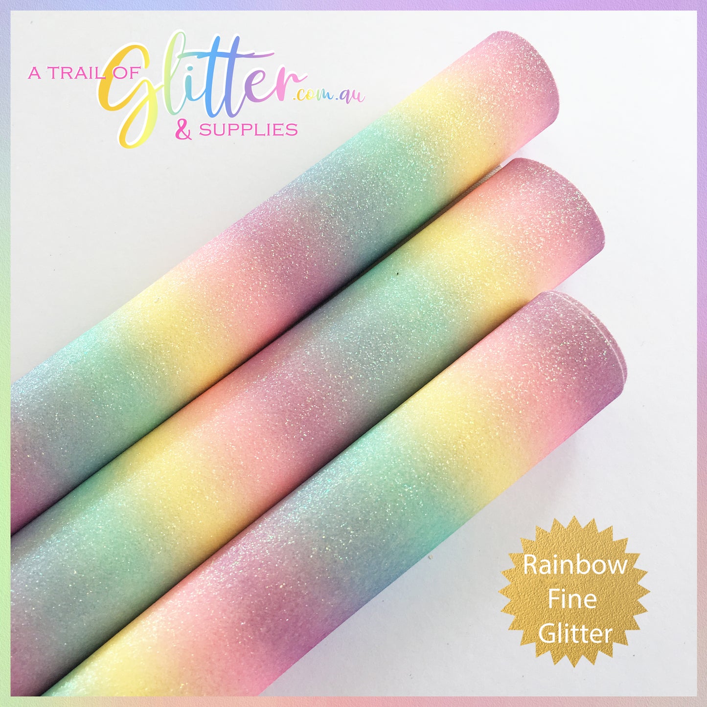 Pastel Rainbow Fine Glitter