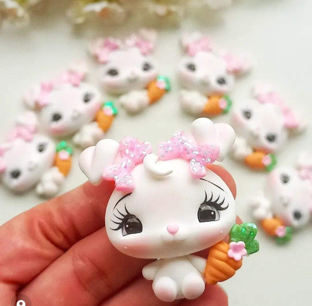 Adorable bunny clay-
