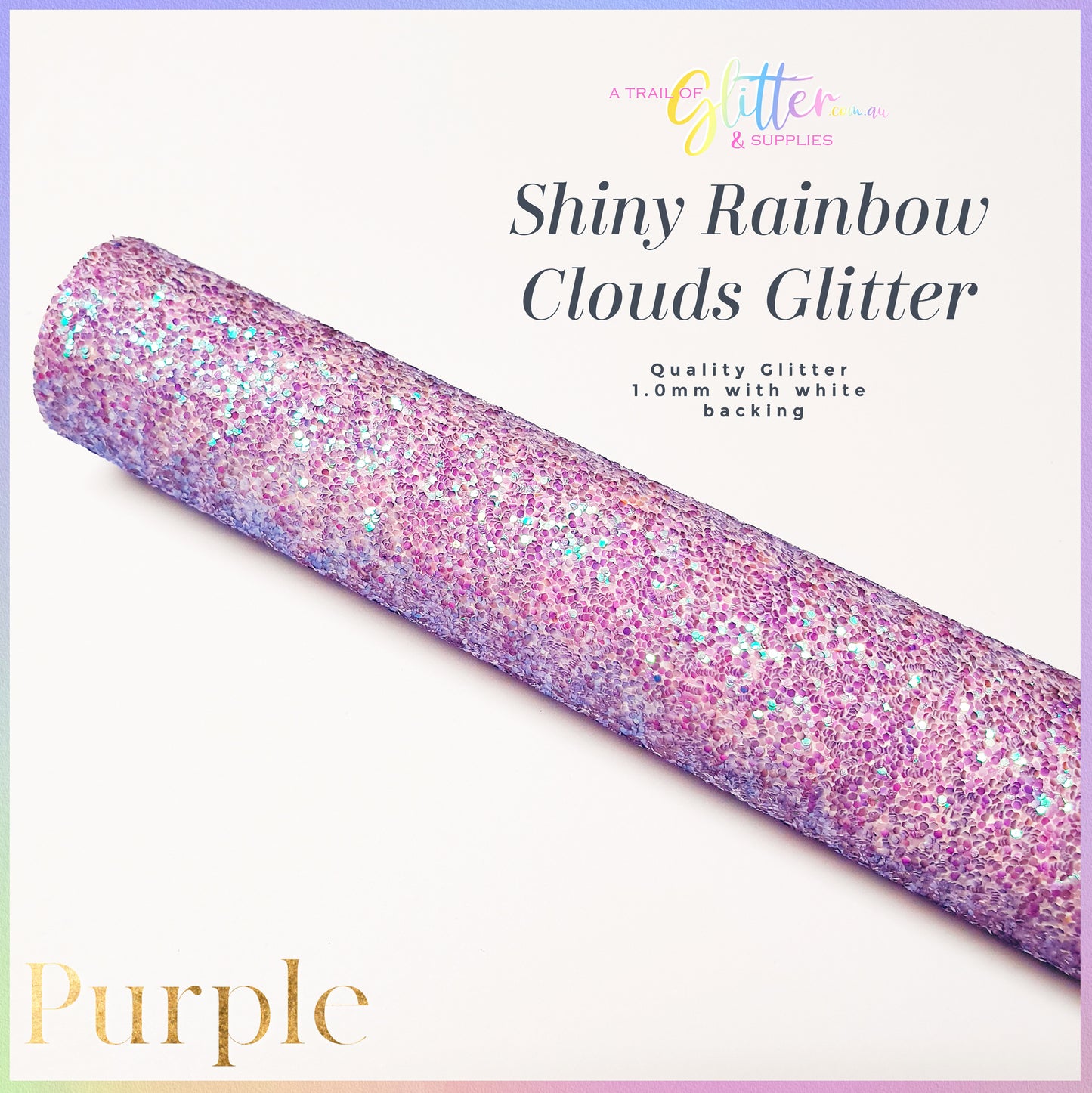 Chunky Glitter - Shiny Rainbow Clouds Glitter (Bundle + all colours listed inside)