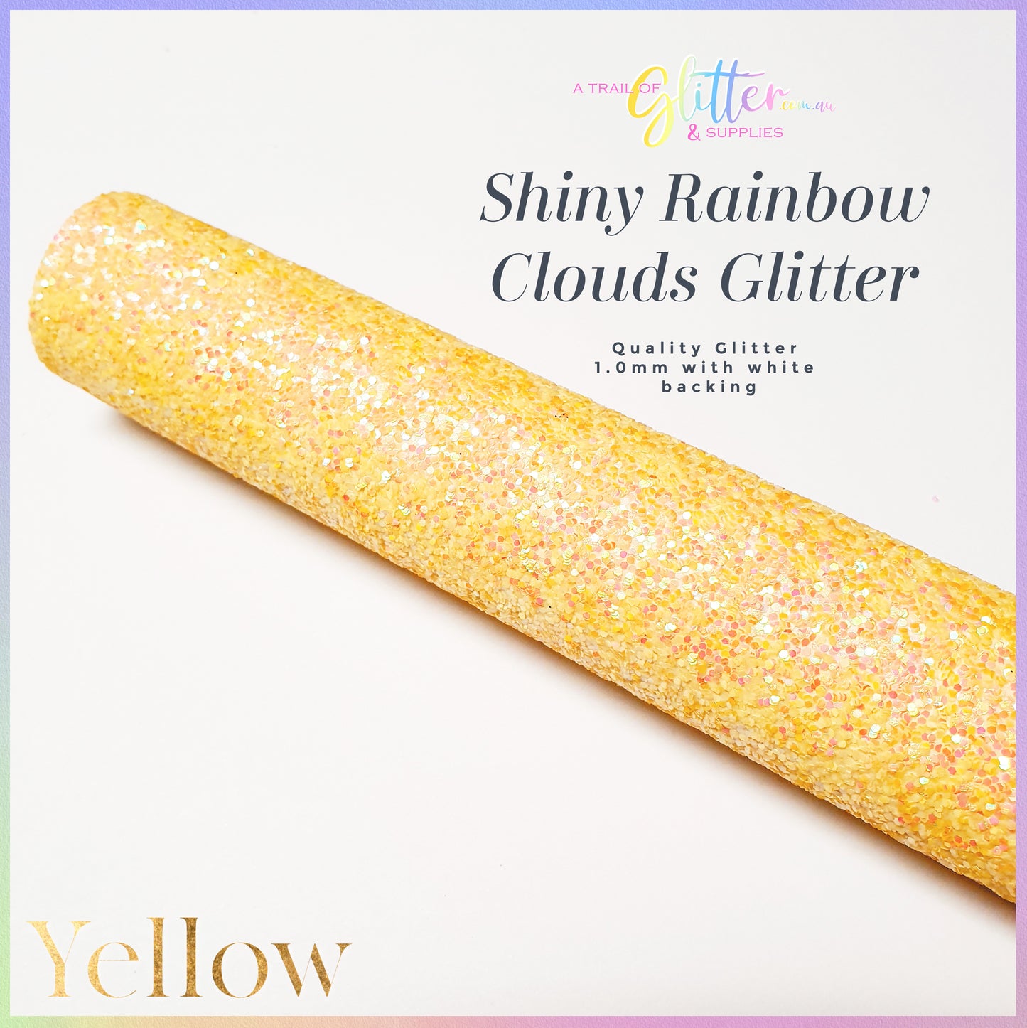 Chunky Glitter - Shiny Rainbow Clouds Glitter (Bundle + all colours listed inside)