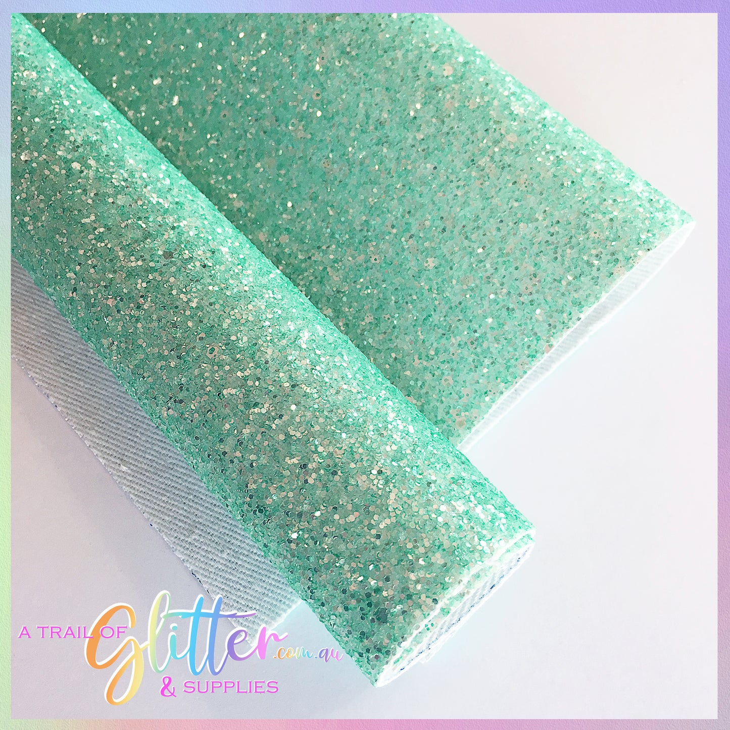 Colourful fluorescent neon chunky glitter - Aqua Blue
