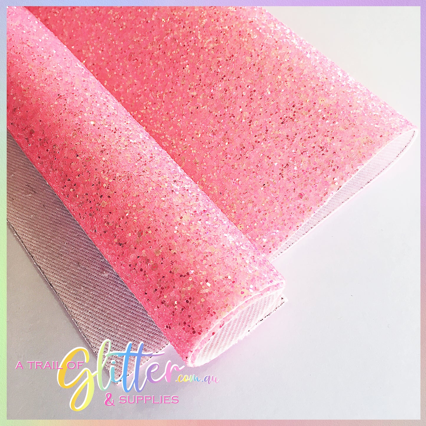 Colourful fluorescent neon chunky glitter - Pink