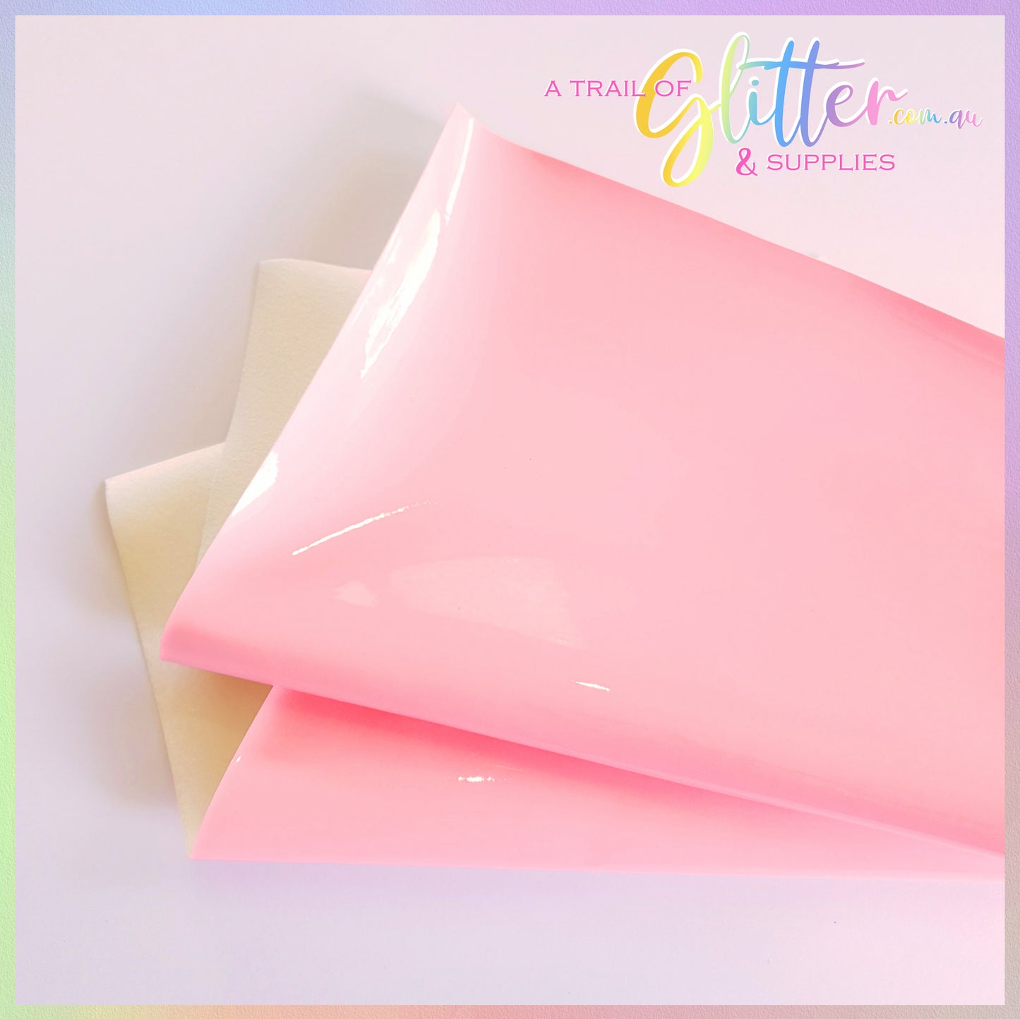 Smooth and Glossy PU Leatherette - ALL COLOURS