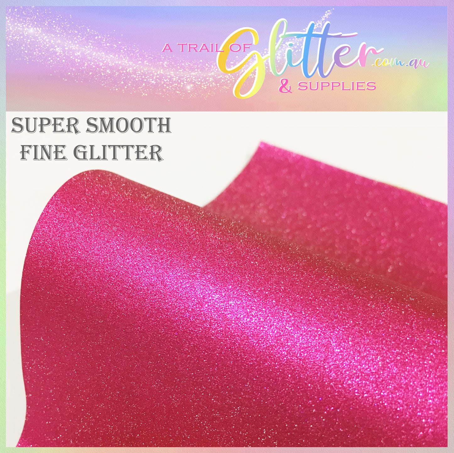 SUPER smooth and soft fine glitter (Hot Pink)