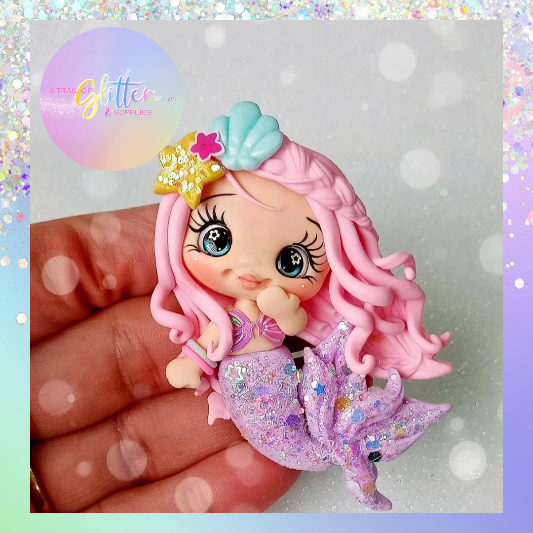 Mermaid sparkles clay