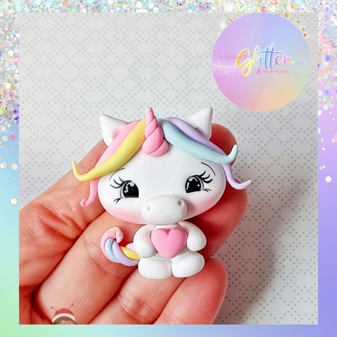 I love unicorns clay