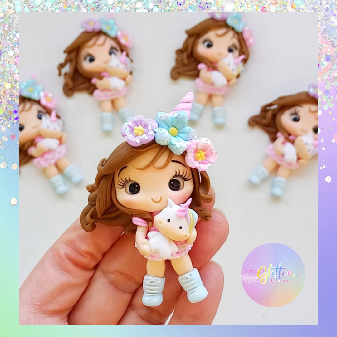 Unicorn girl clay (02)