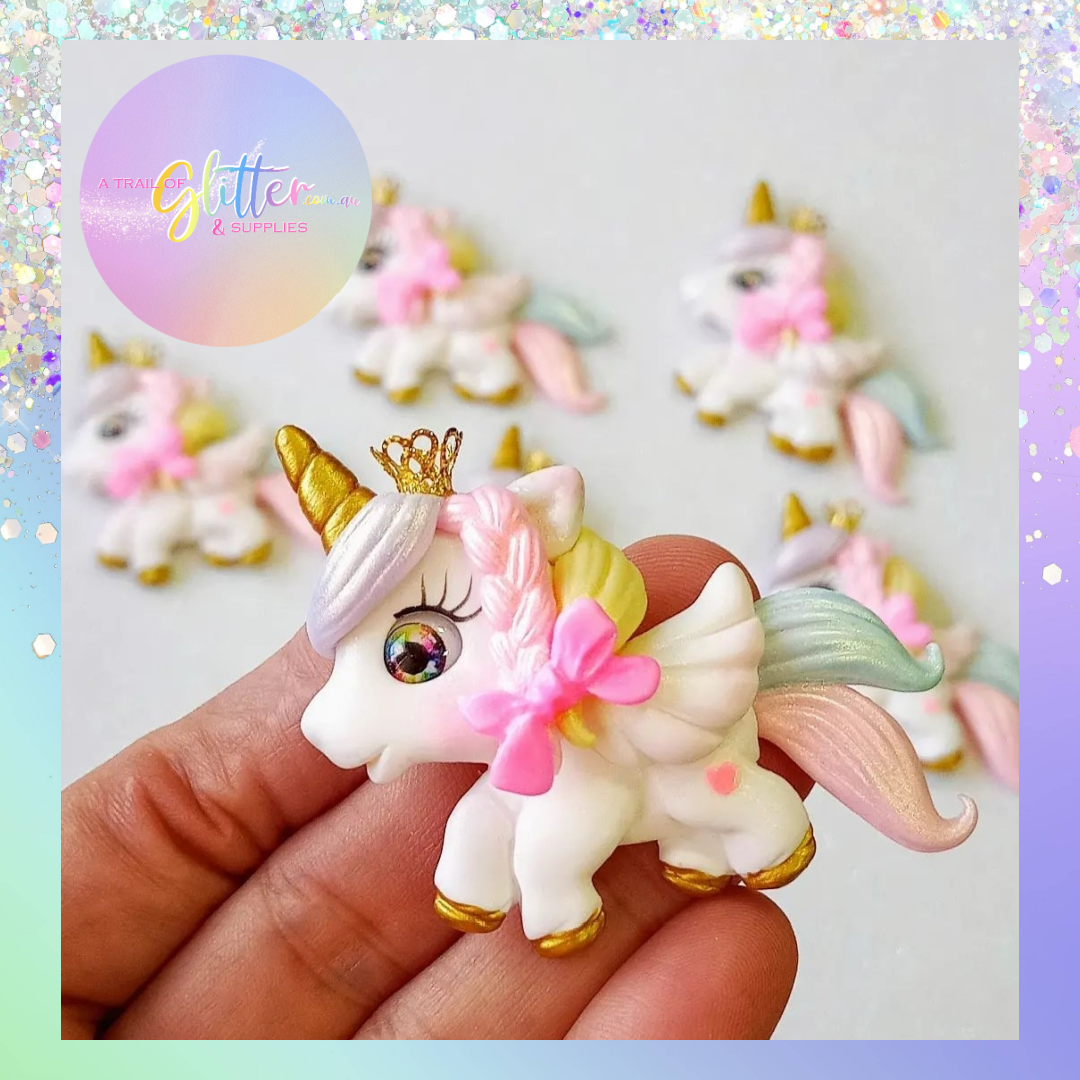 Princess unicorn clay