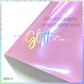 90's Holographic Smooth PU leather