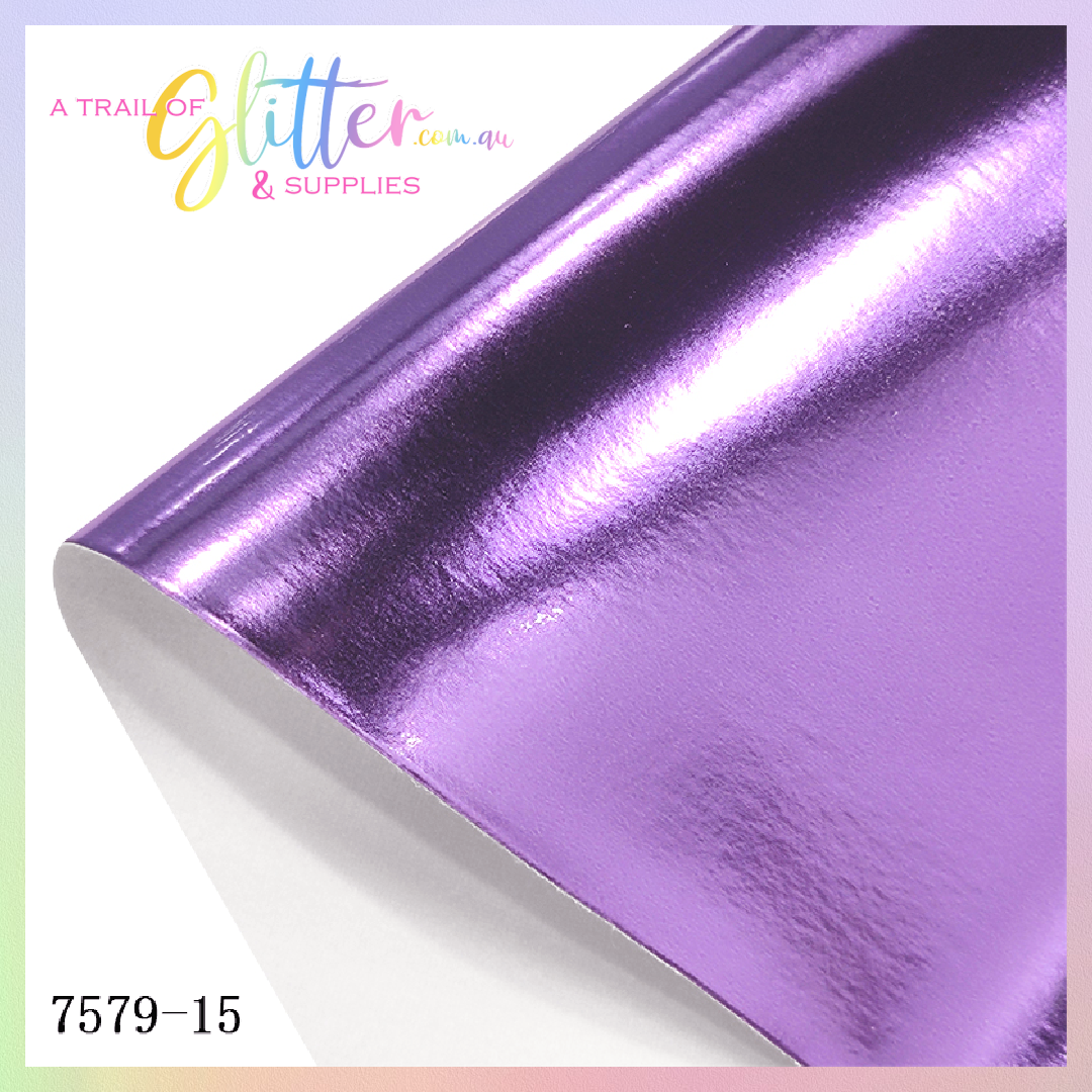 Metallic faux leather A4 SHEETS