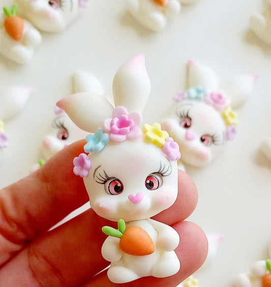 Rabbit with flower crown