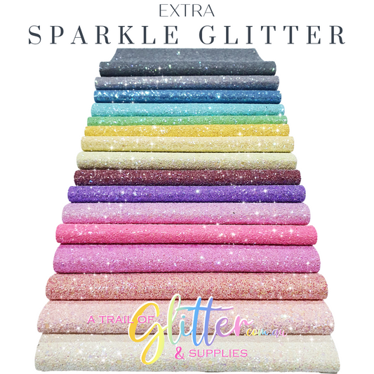 Extra Sparkle Glitter - (sold as a set or singular) all colours listed inside.