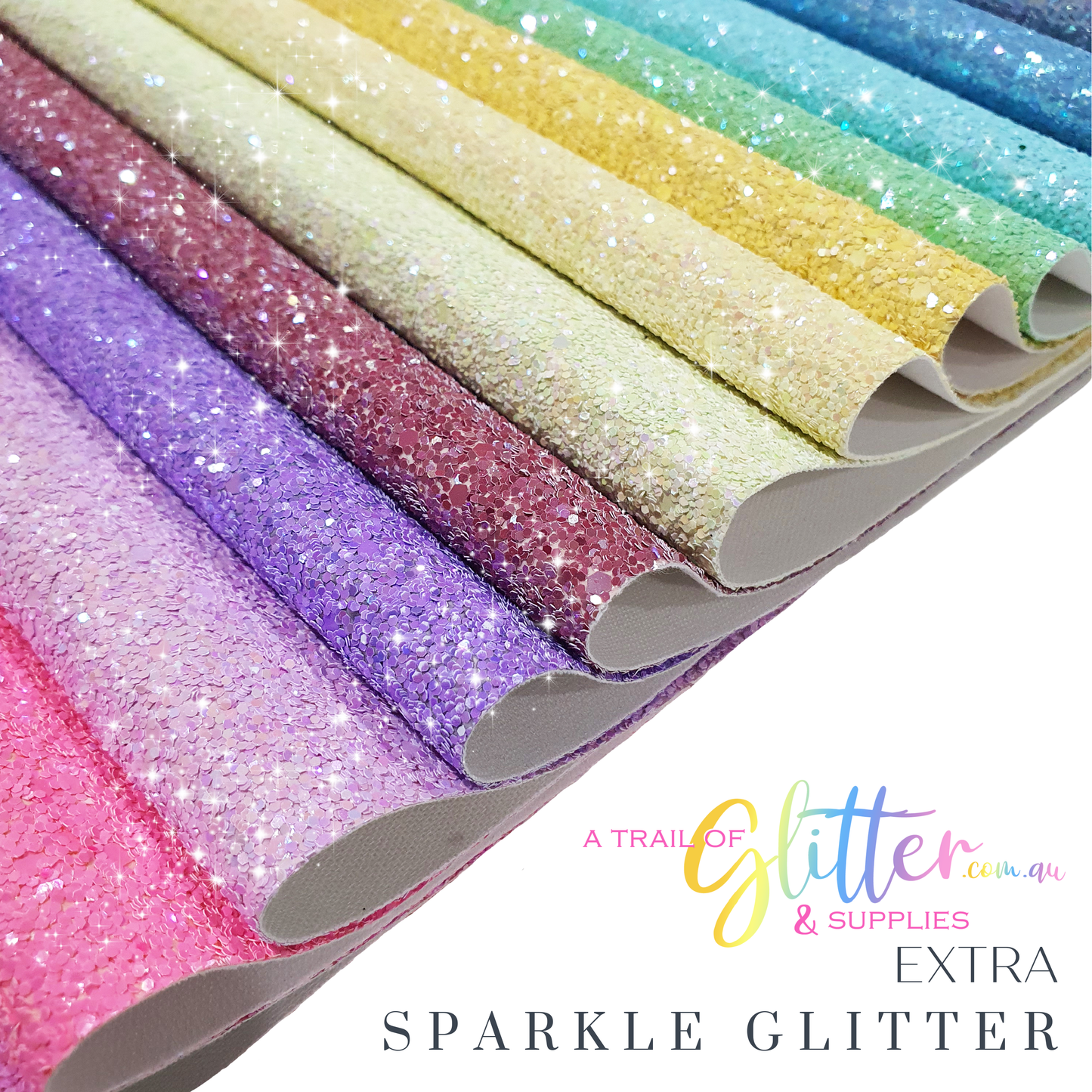 Extra Sparkle Glitter - (sold as a set or singular) all colours listed inside.