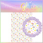Whimsy Sky elements AVAILABLE IN BLUE OR WHITE COLOURWAY litchi leather- A4 sheet or Roll