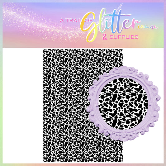Cow Print Black