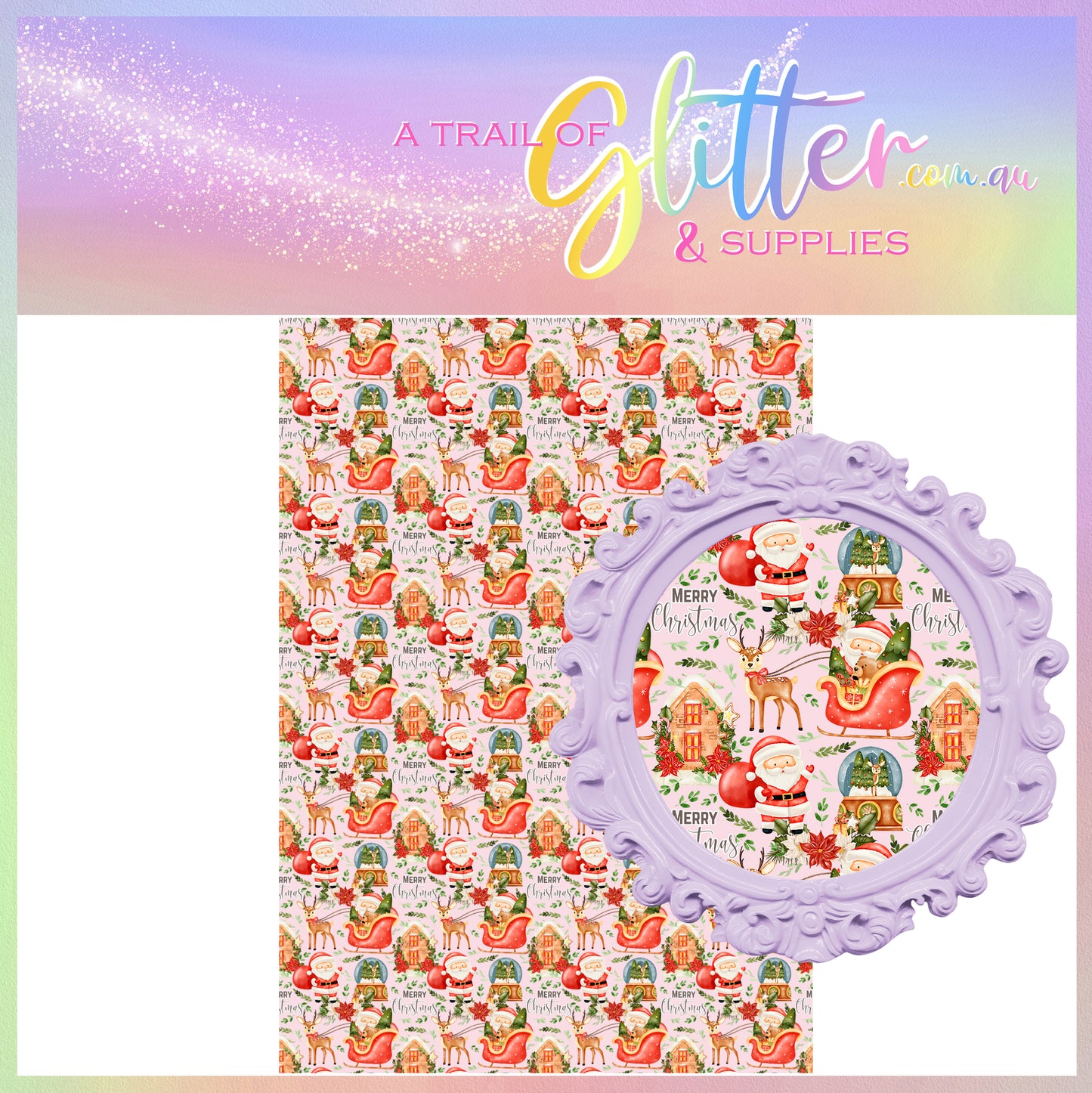 Christmas Dear pink 01