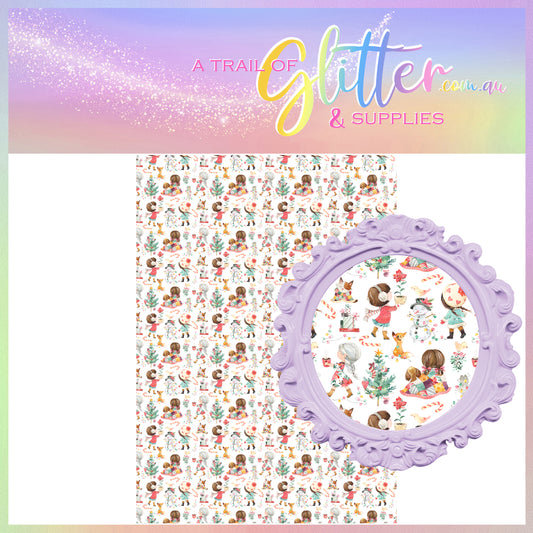Little Winter snowman white 03