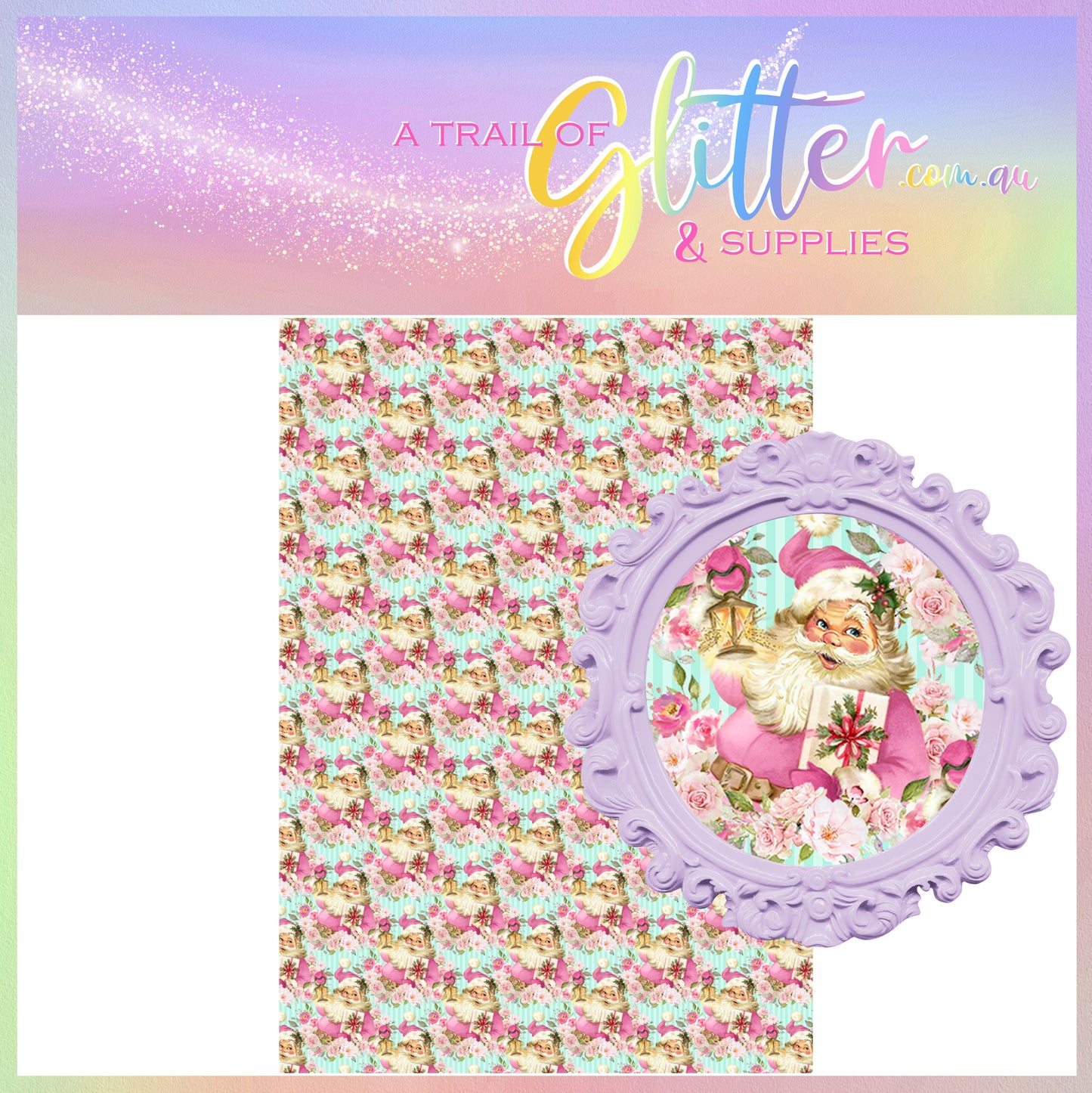 Shabby Chic Santa Mint
