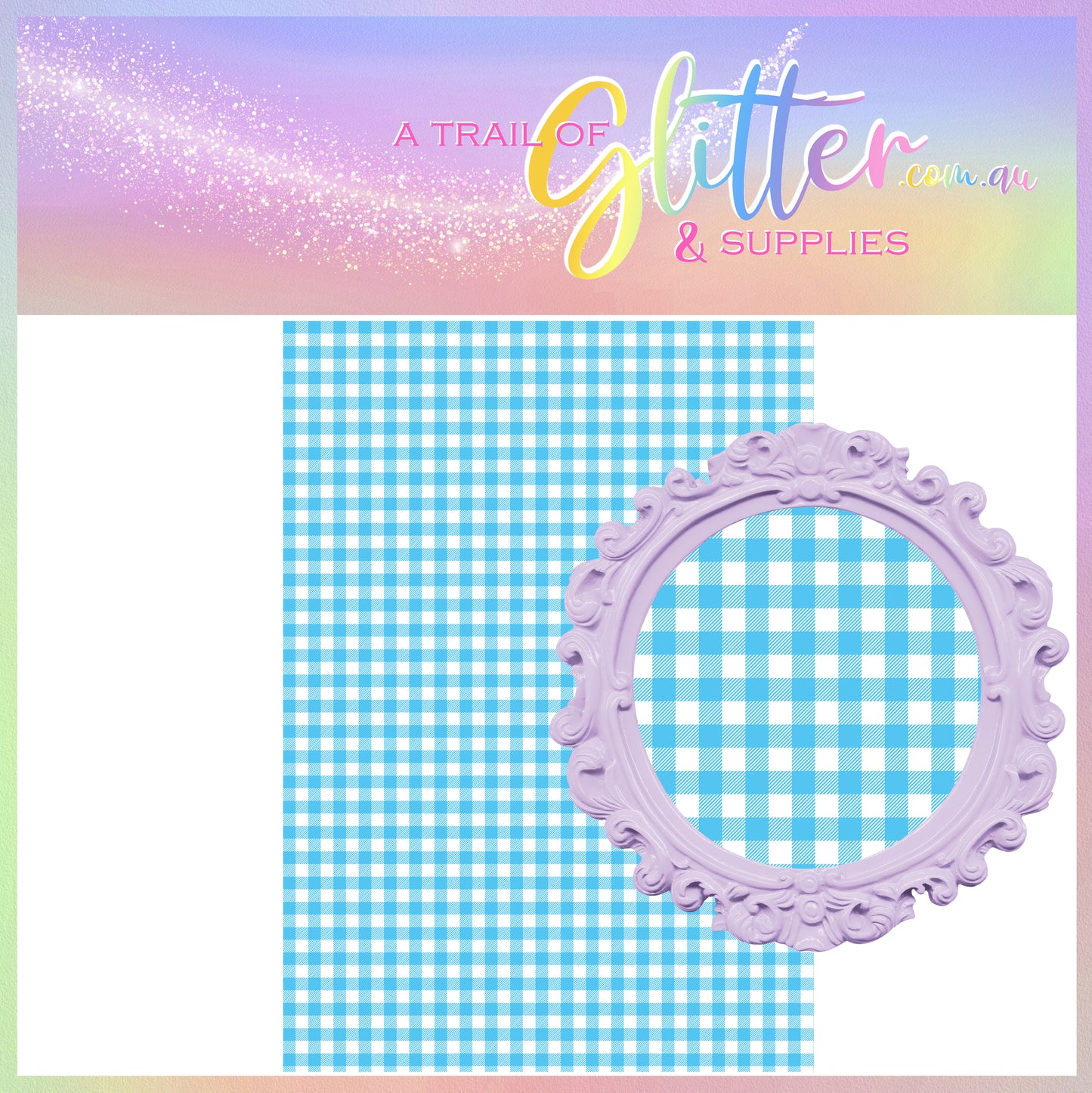 Picnic Check Blue LITCHI