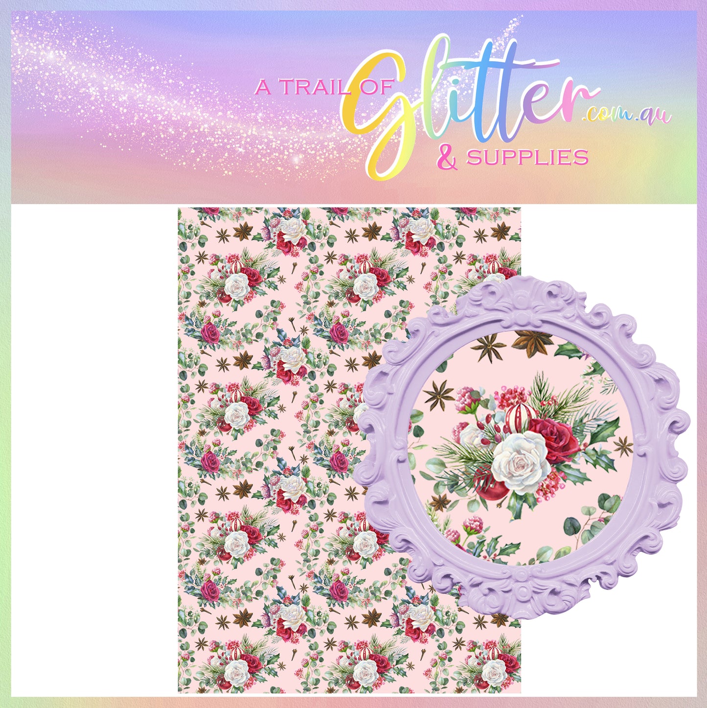 Vintage Floral (Pink)
