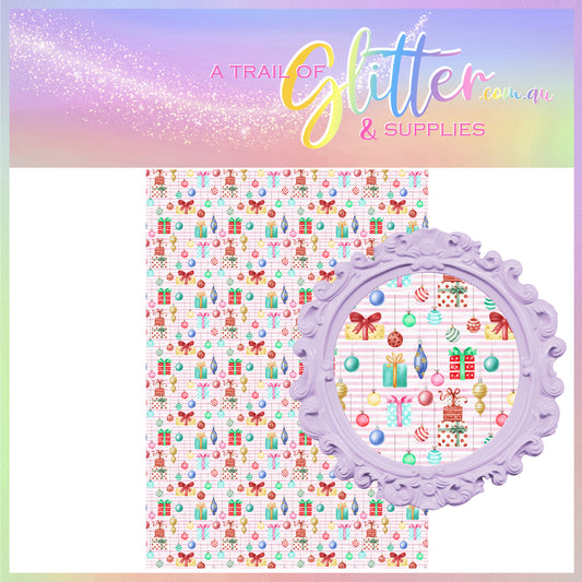 Christmas Presents (Pink Stripe)