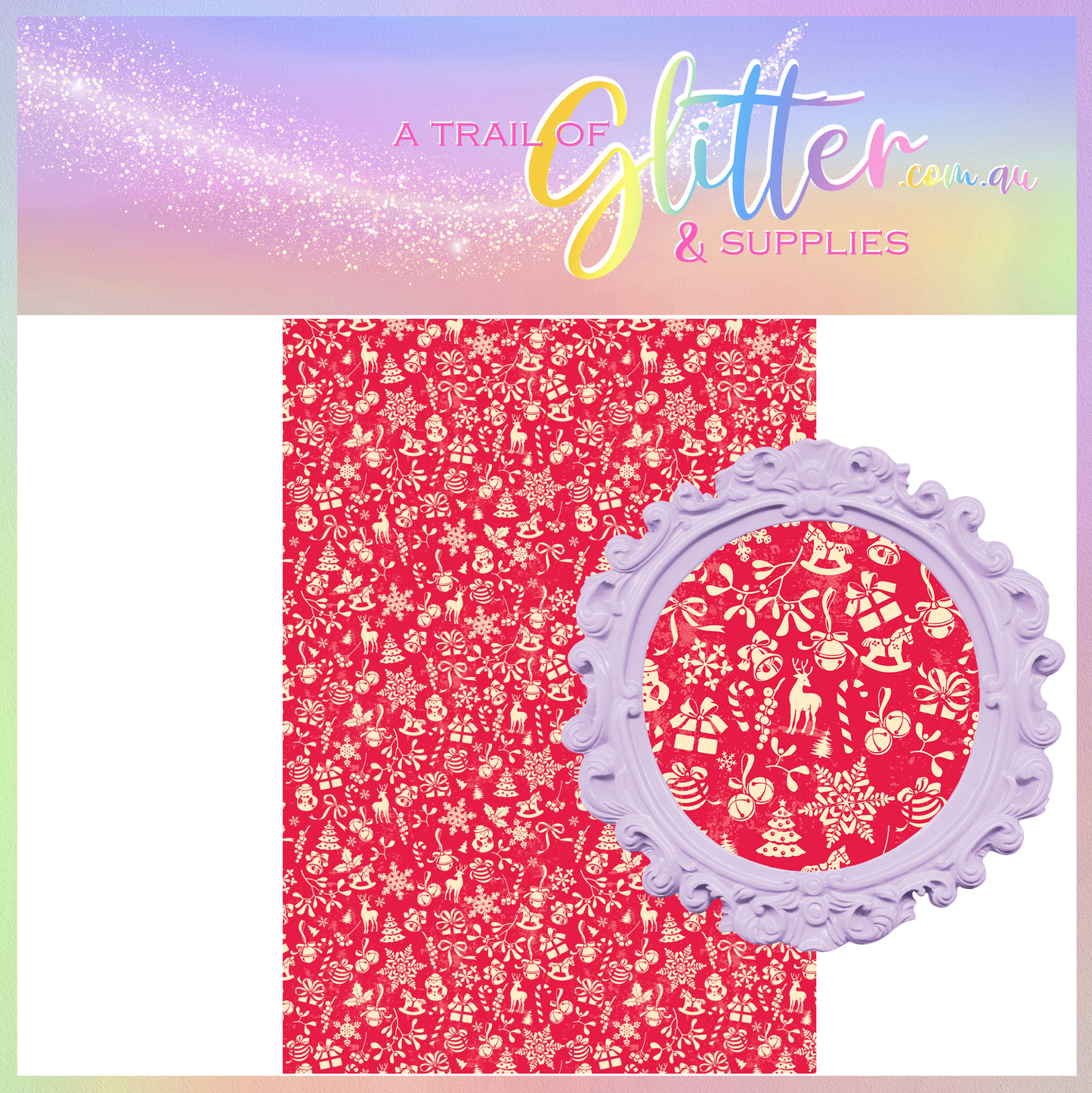 NEW 2022 Christmas wrapping paper faux leather