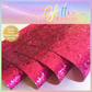 Medium Grade Glitter Fabric - Hot Pink 0.8mm Thickness A4 Sheet