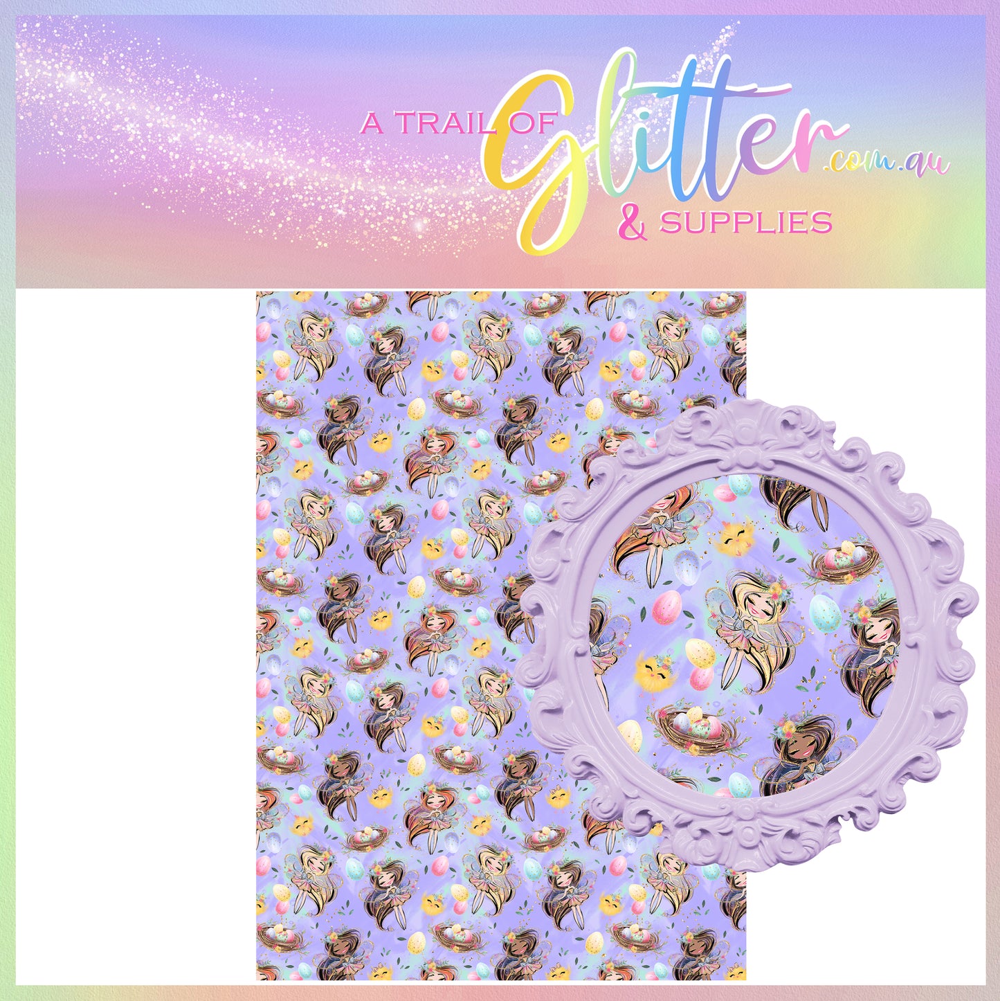 Easter Fairies 03 Faux Leather