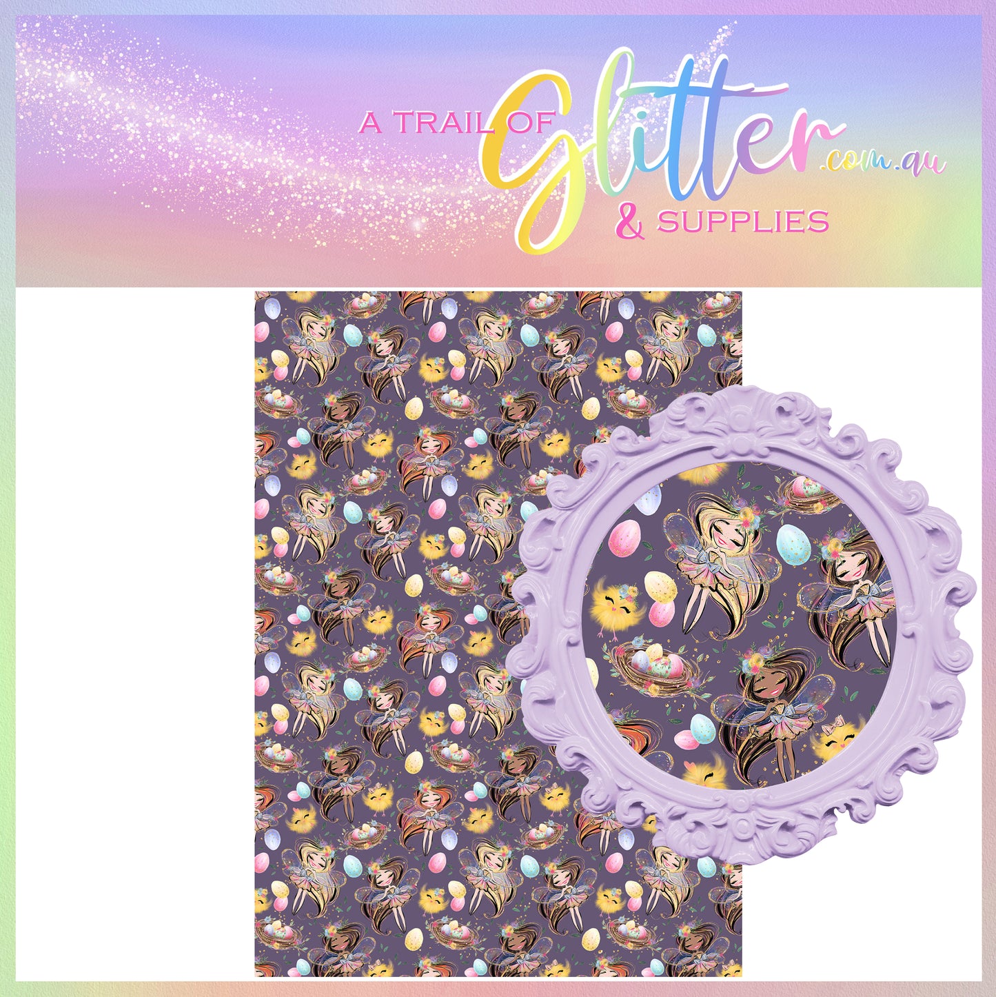 Easter Fairies 03 Faux Leather