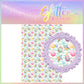 Easter Floral Faux Leather