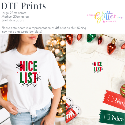 Nice List dropout Transfer