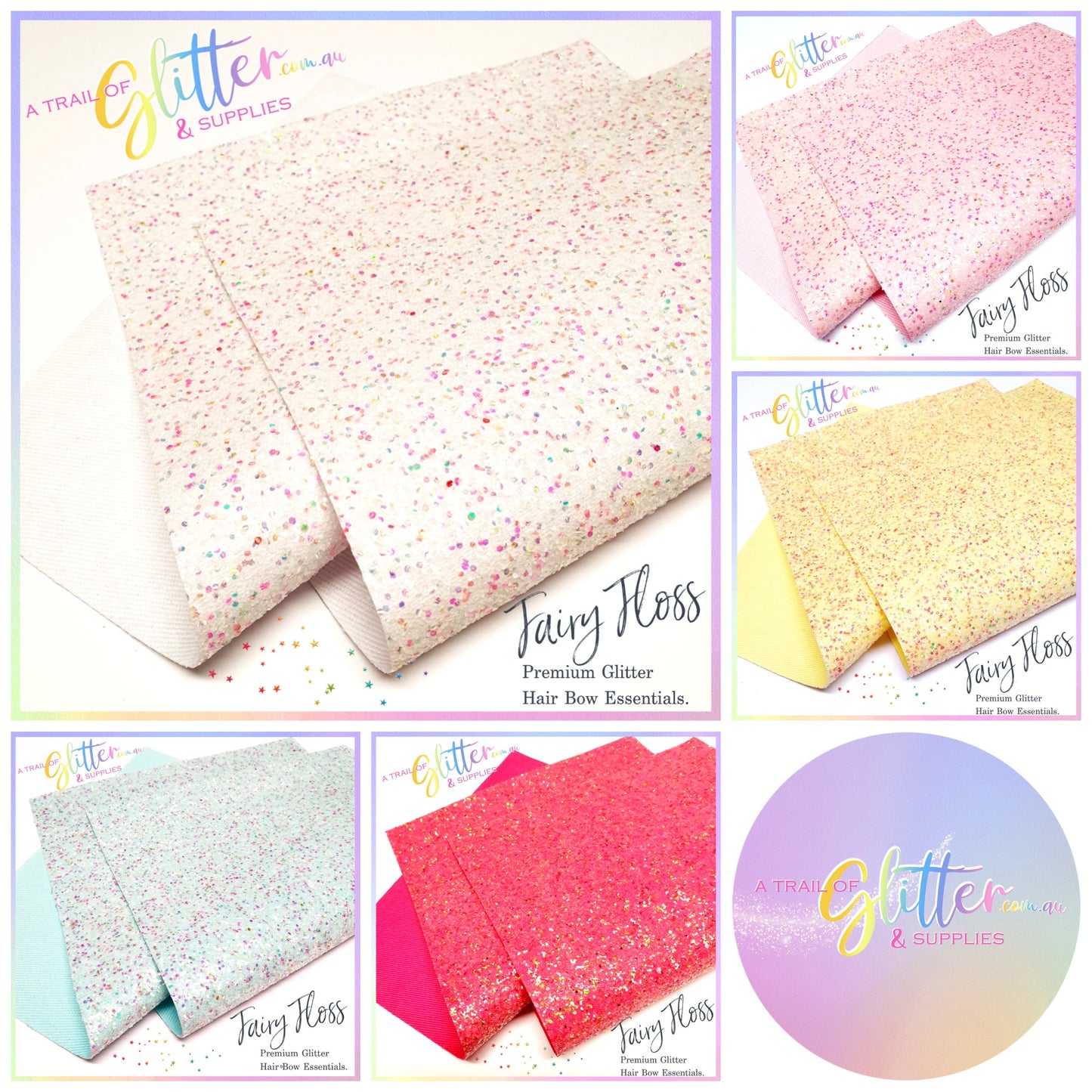 Chunky Glitter - Fairy Floss Glitter - ALL colours listed inside.