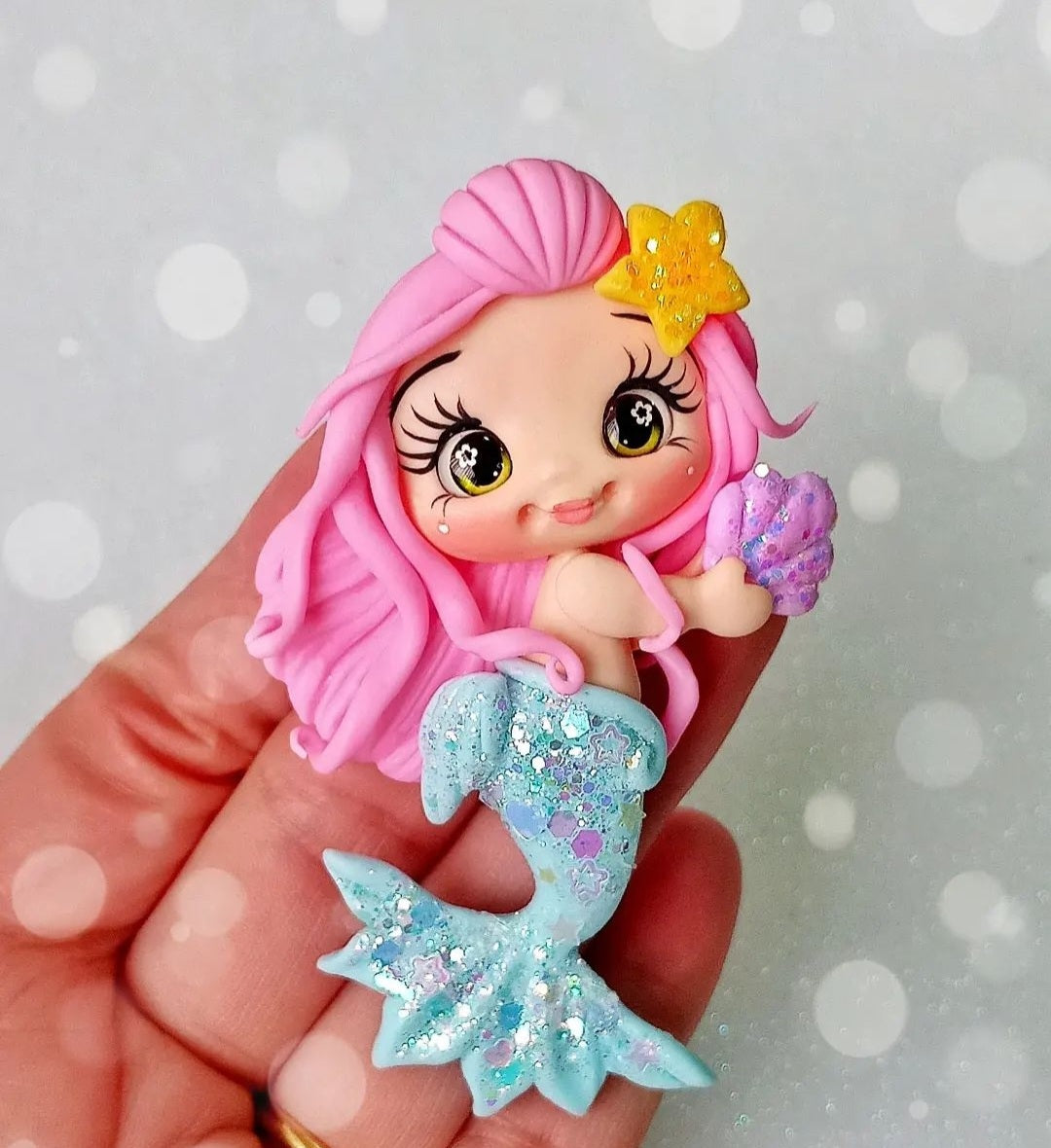 Mermaid with blue tail