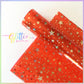 PVC Soft Glitter Plastic film - Red