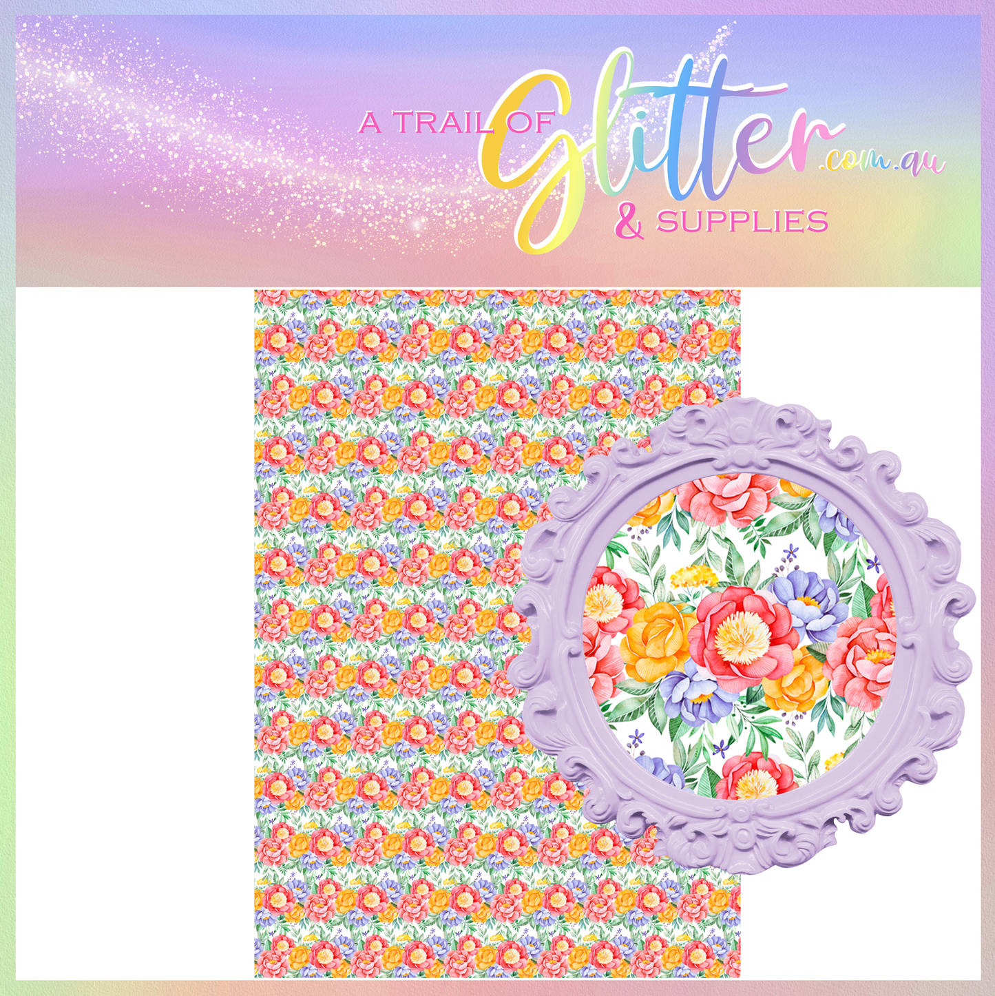 Unicorn Garden Faux Leather