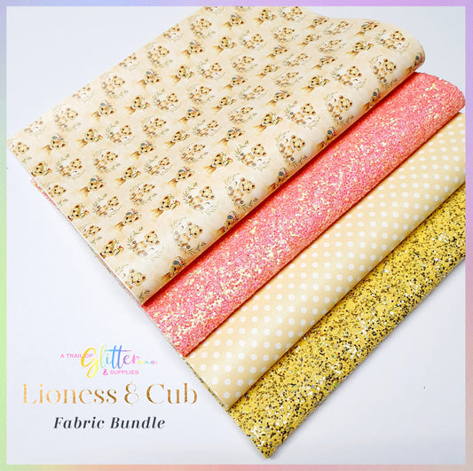Lioness & Cub Fabric Bundle