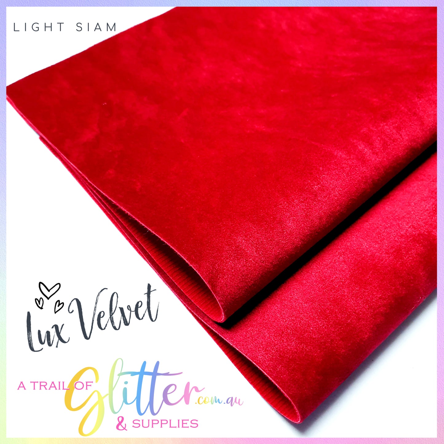 Lux Velvet - All colours listed inside.