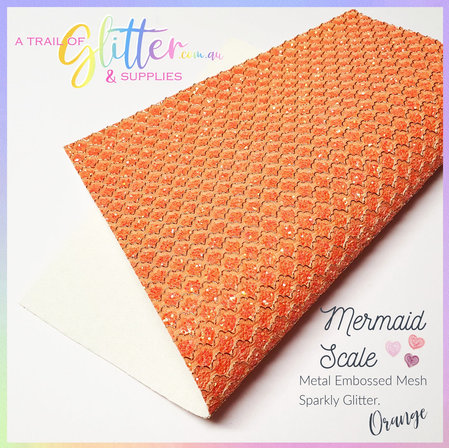 Mermaid Scale Embossed Metal Mesh Lace - ALL colours listed Inside.