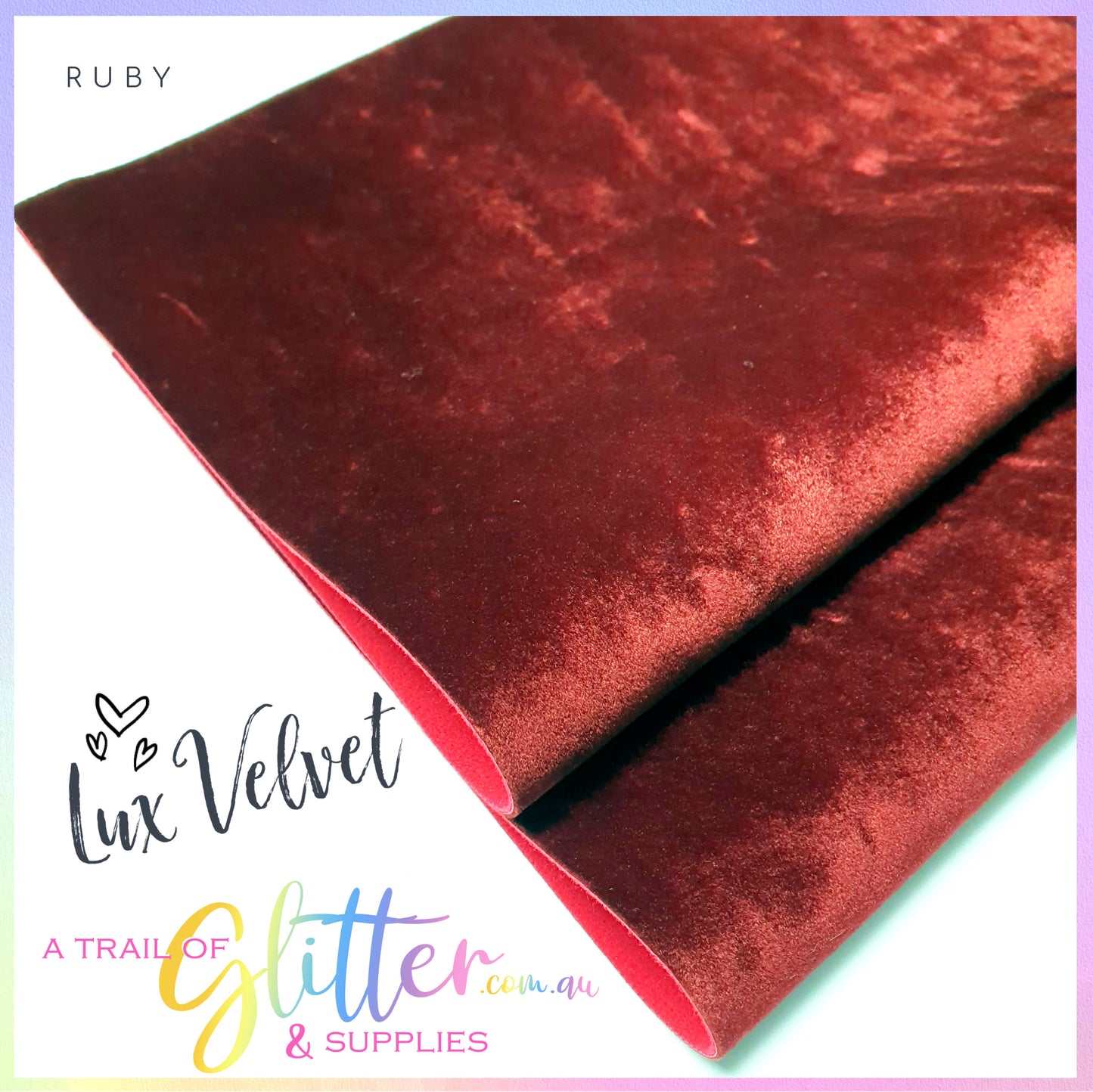 Lux Velvet - All colours listed inside.