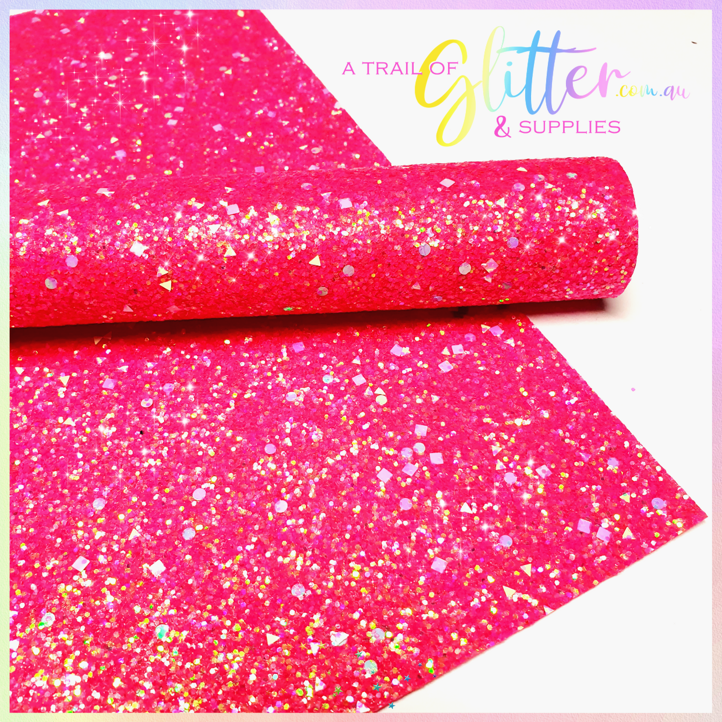NEW COLOURS LISTED INSIDE - Luminous Glitters - Pink, Blue, White, Yellow, Orange, Hot Pink, Green,Grey, Light Purple, Purple, Bright Pink