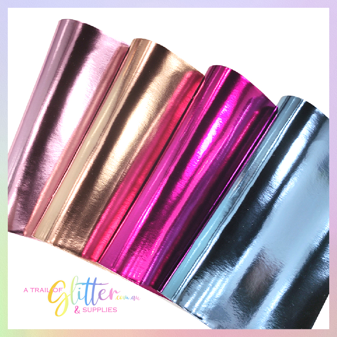 Metallic faux leather A4 SHEETS
