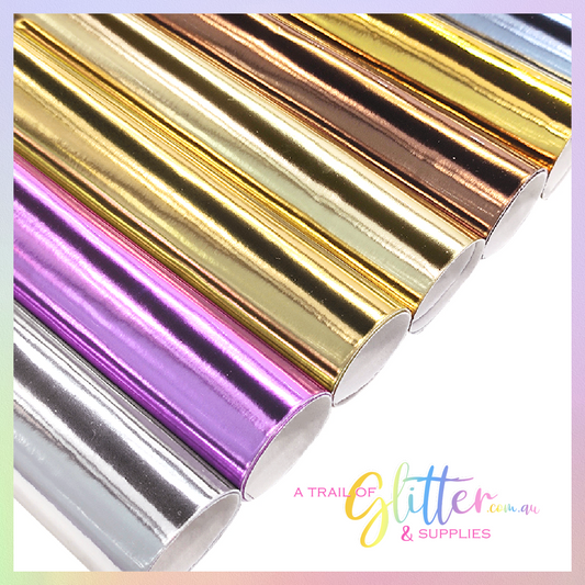 Metallic faux leather A4 SHEETS