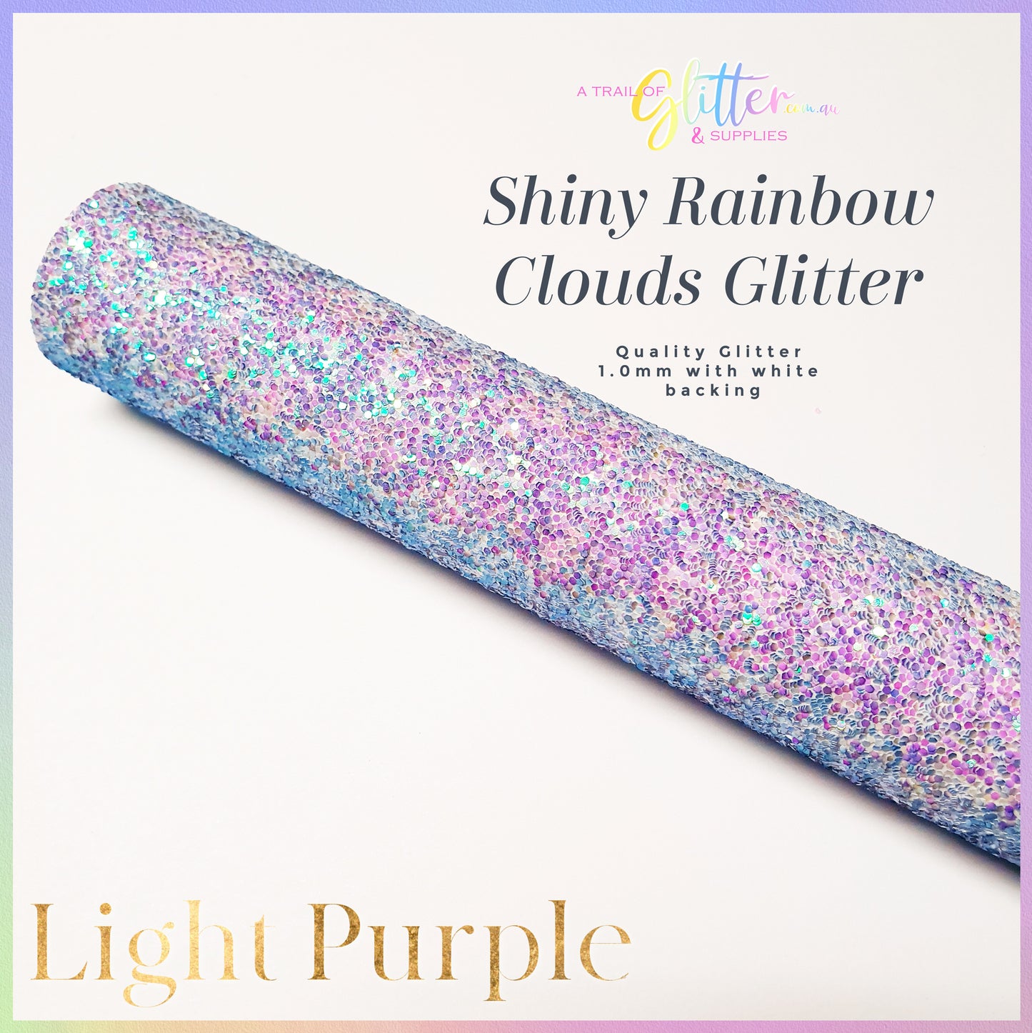 Chunky Glitter - Shiny Rainbow Clouds Glitter (Bundle + all colours listed inside)